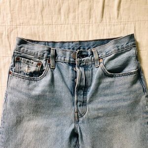 Vintage Levi’s 501’s light wash